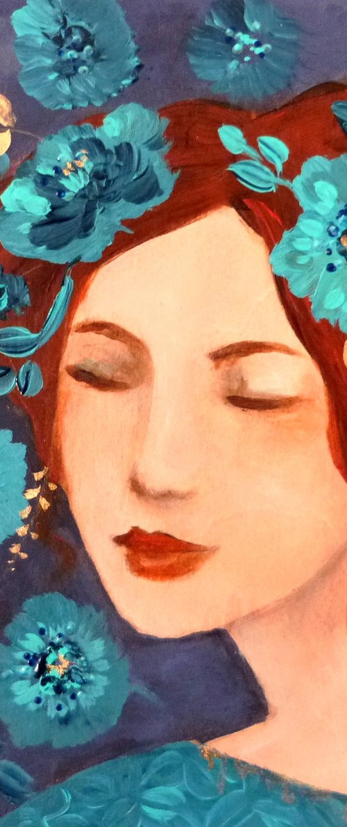 Blue bird by Loetitia Pillault