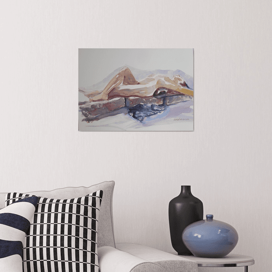 reclining female nude