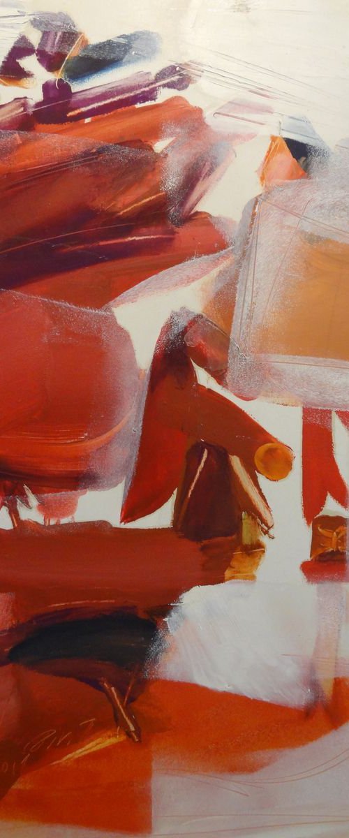 "Red view", 50x35 by Divna Jelenkovic