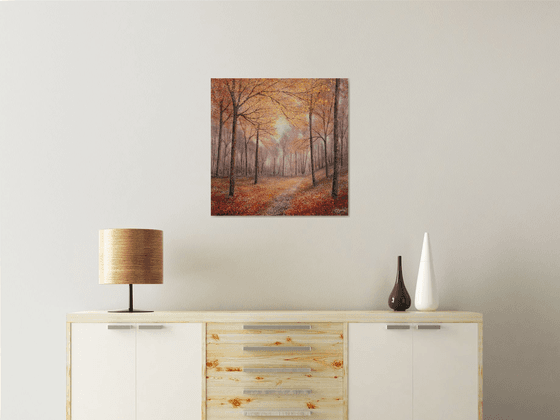 THE SCRUNCH OF AUTUMN LEAVES