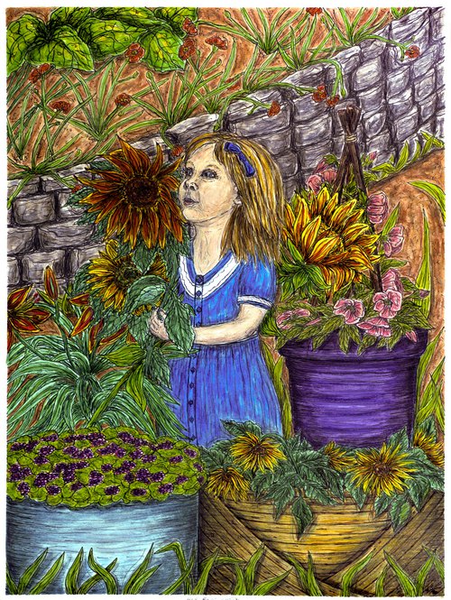 Her First Garden by Kim Jones Miller