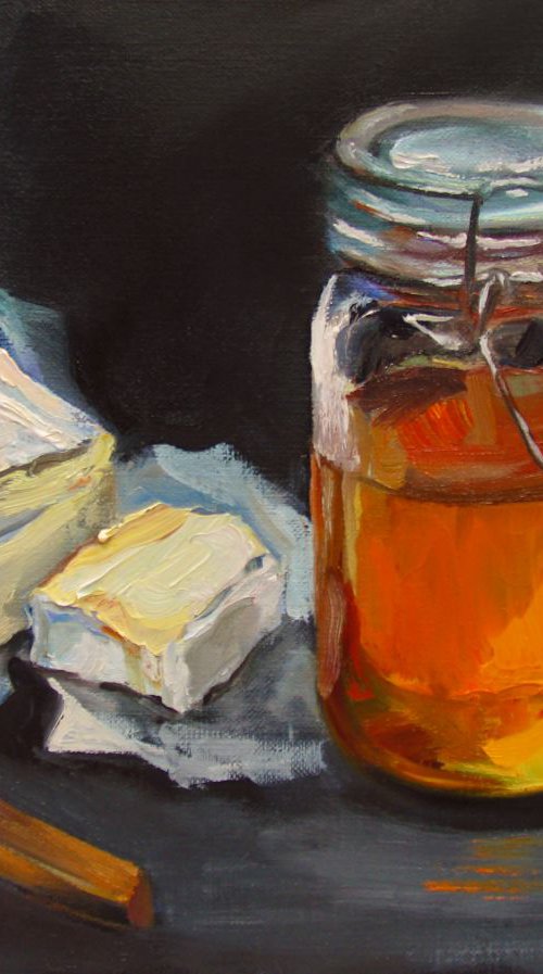 Honey and brie by Irina Sergeyeva