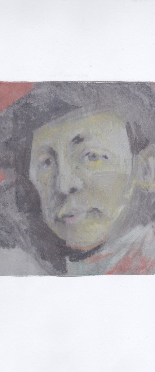 Self Portrait (After Bomberg) by Adam Grose MA PGCE