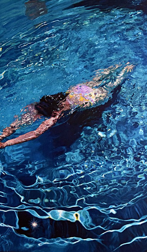 Underwater Painting - Solace III by Abi Whitlock