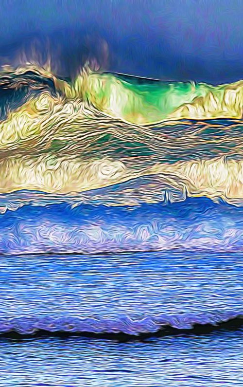 High Surf by Lena Owens at OLena Art