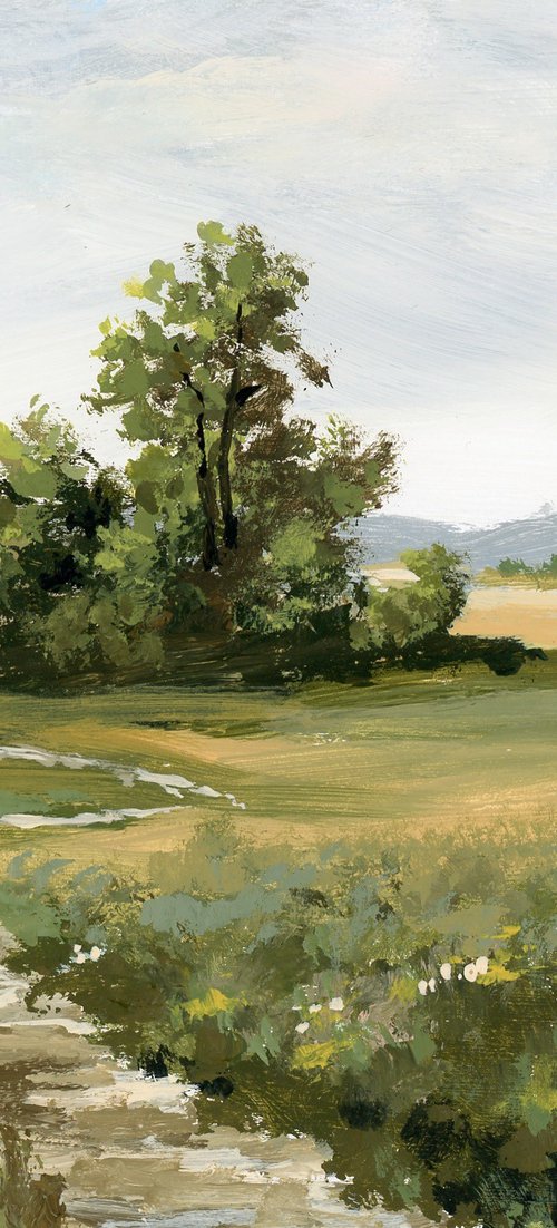 Country Landscape by Tetiana Vysochynska