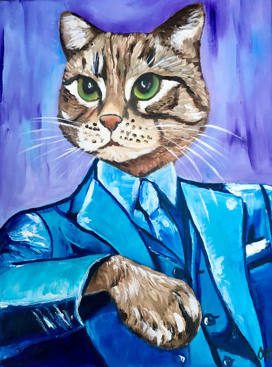 The Cat Of Wall Street. Feline power.