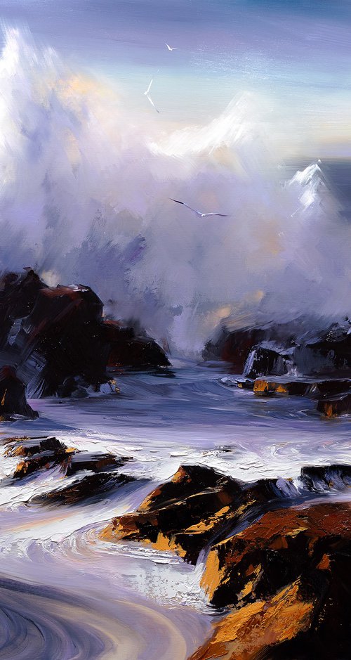 Serenade of Sunlit Waves by Bozhena Fuchs