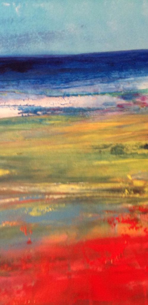 Storm seas by Linda Collins Lamb