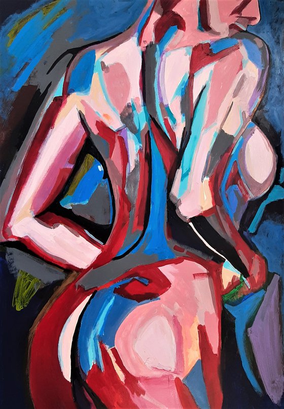 Nude / 100 x 70 cm