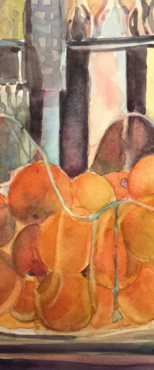 Bowl of Oranges by Bronwen Jones