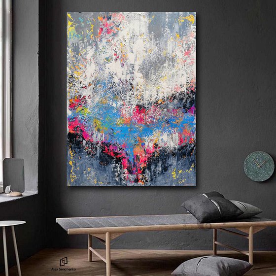 160x120cm. / abstract painting / Abstract 1189