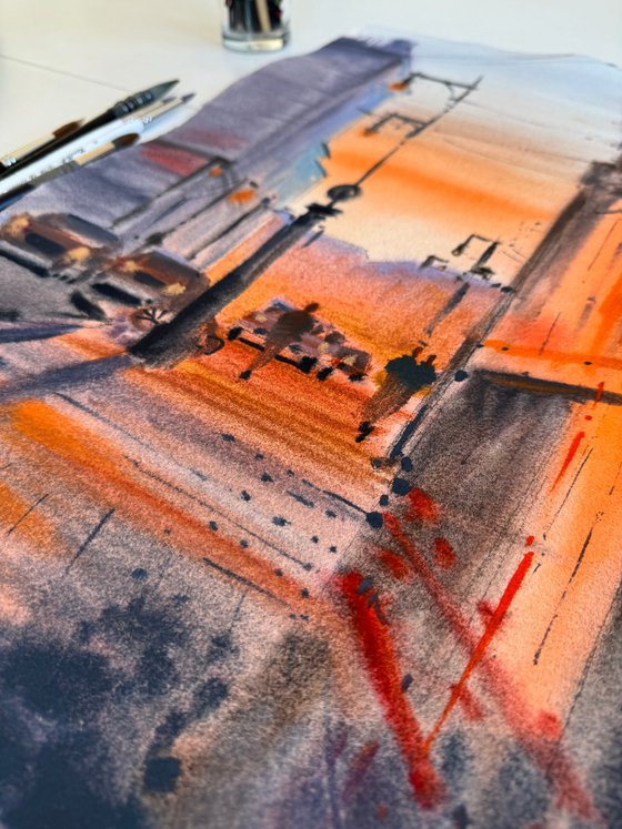 Orange sunset