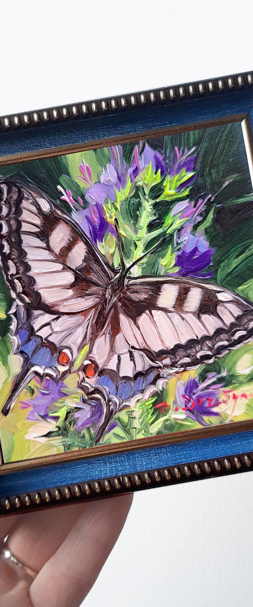 Butterfly machaon by Nataly Derevyanko