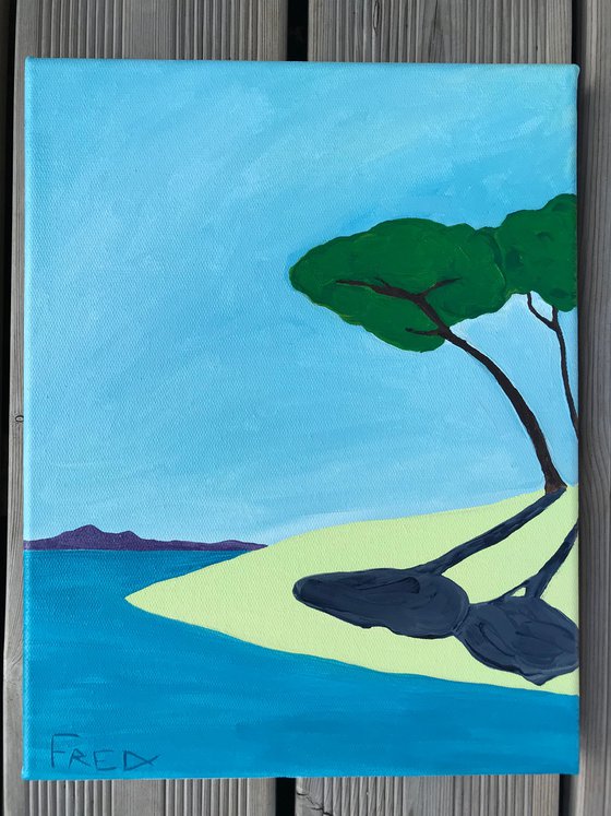 Ombres sur la plage