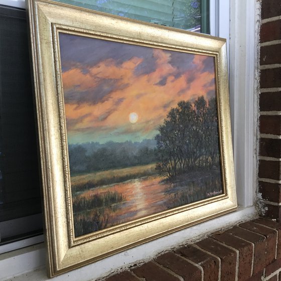 STORMY MARSH MORNING