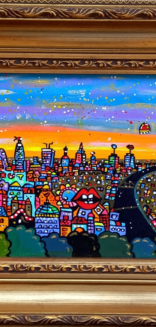 Vintage Metropolis London by Maria Luisa  Azzini