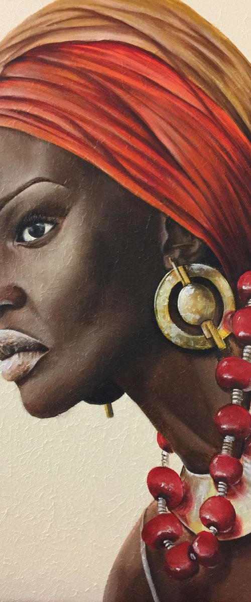 Woman portrait. by Eka Peradze