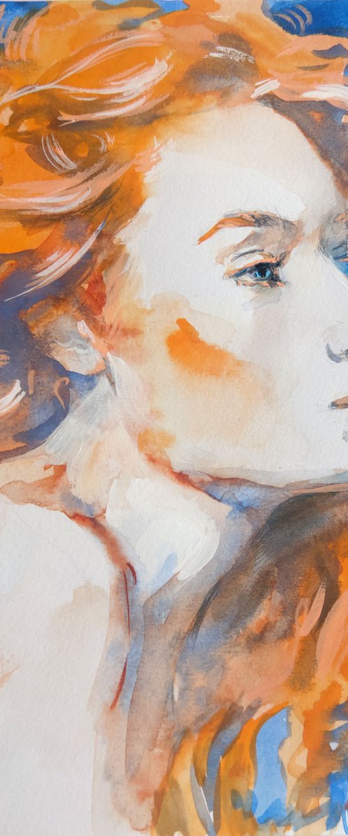 Redhead girl by Daria Yablon-Soloviova