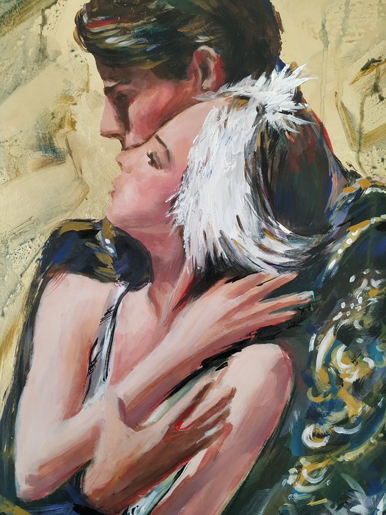 Romeo and Juliet -Ballerina Painting on MDF