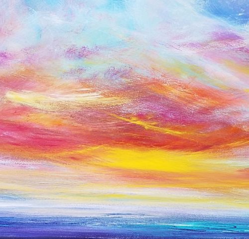 Seascape - Serene Embrace by Mel Graham