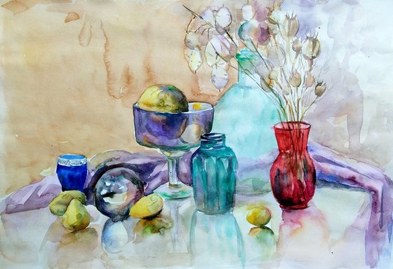 Glass & Fruit Harmony
