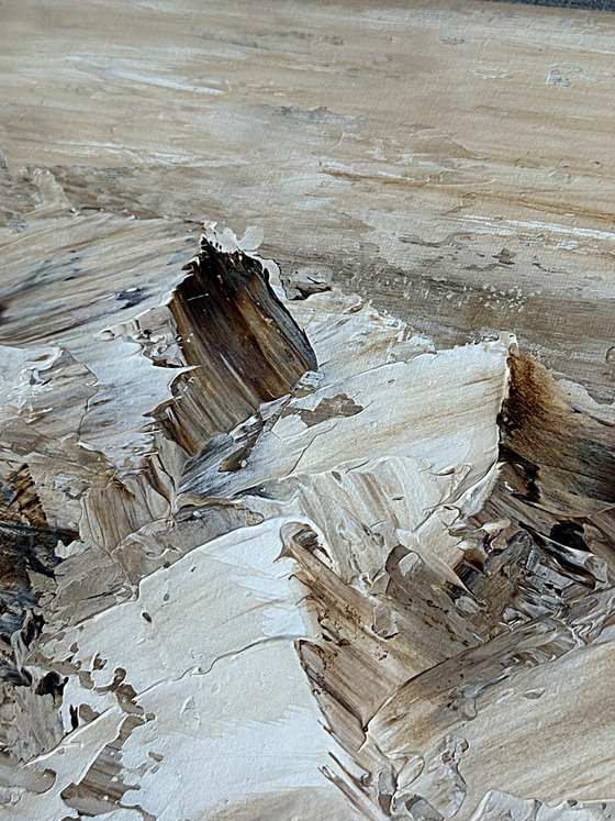 Textured Peaks in Earth Tones