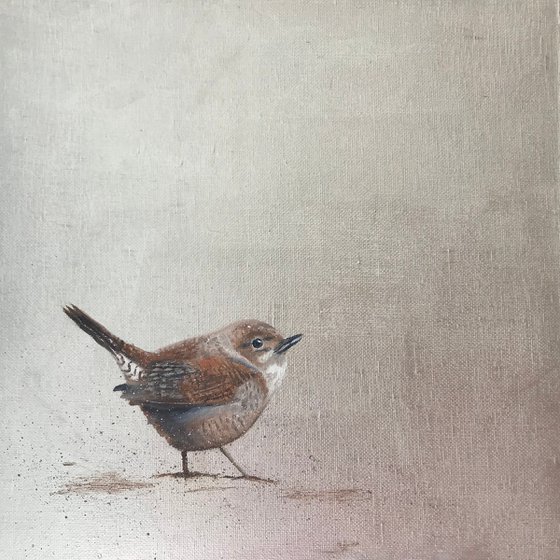 Little Wren ~ on silver