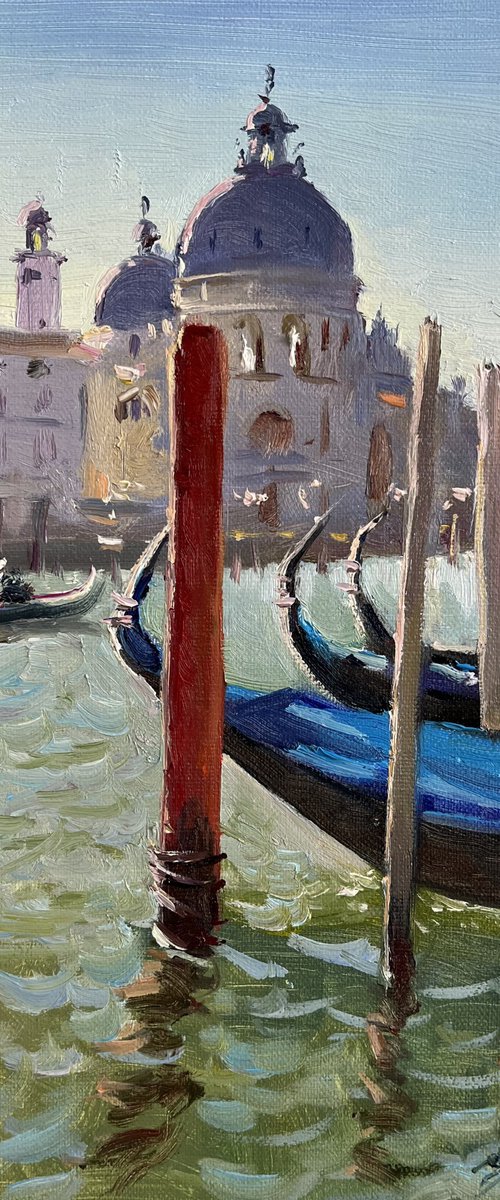 Venice Gondolas by Evgeniia Mekhova