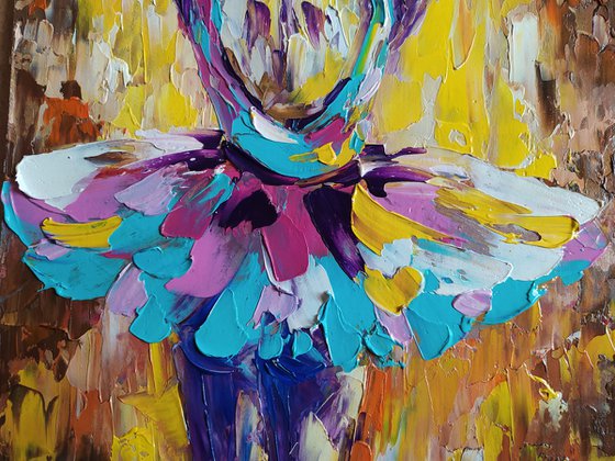 To new achievements - ballerina,  ballerina oil painting, ballet, ballet oil painting, woman body, ballerina tutu,  ballet dancers, ballet oil painting, woman oil painting