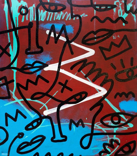 Interaction - Graffiti Abstract
