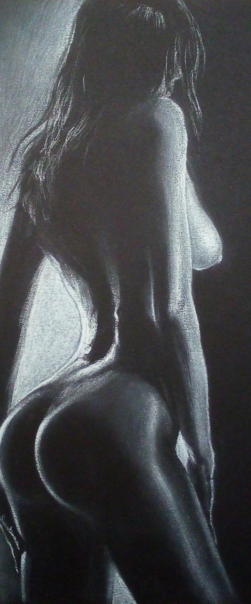 Nude noir #307 (21X29)cm by Vitaliy Koriakin
