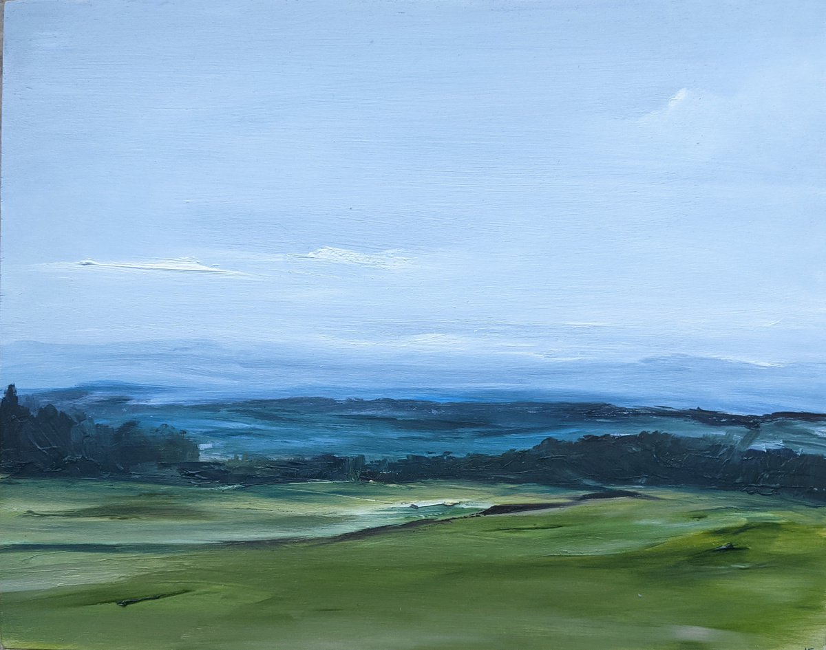 Impressionistic Landscape Oil Painting By Jo Earl, 10 X 8, Windermere, Original Artwork