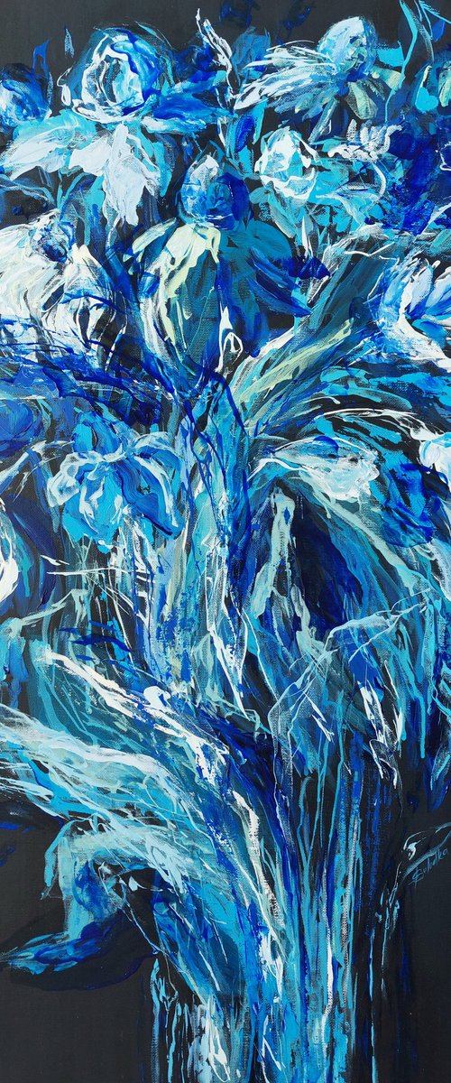 Garden in Blue 1 by Katia Solodka