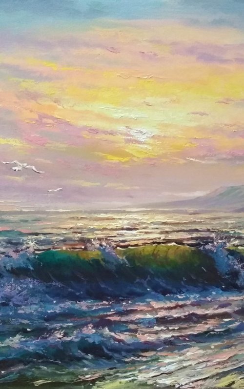 Morning seascape by Andrej  Ostapchuk