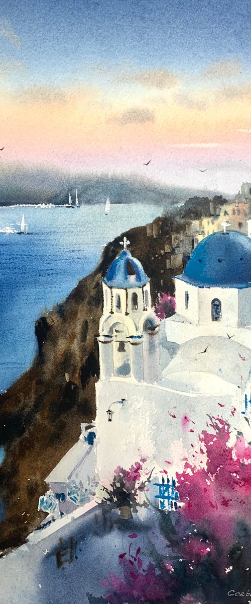 Santorini, Greece #2 by Eugenia Gorbacheva
