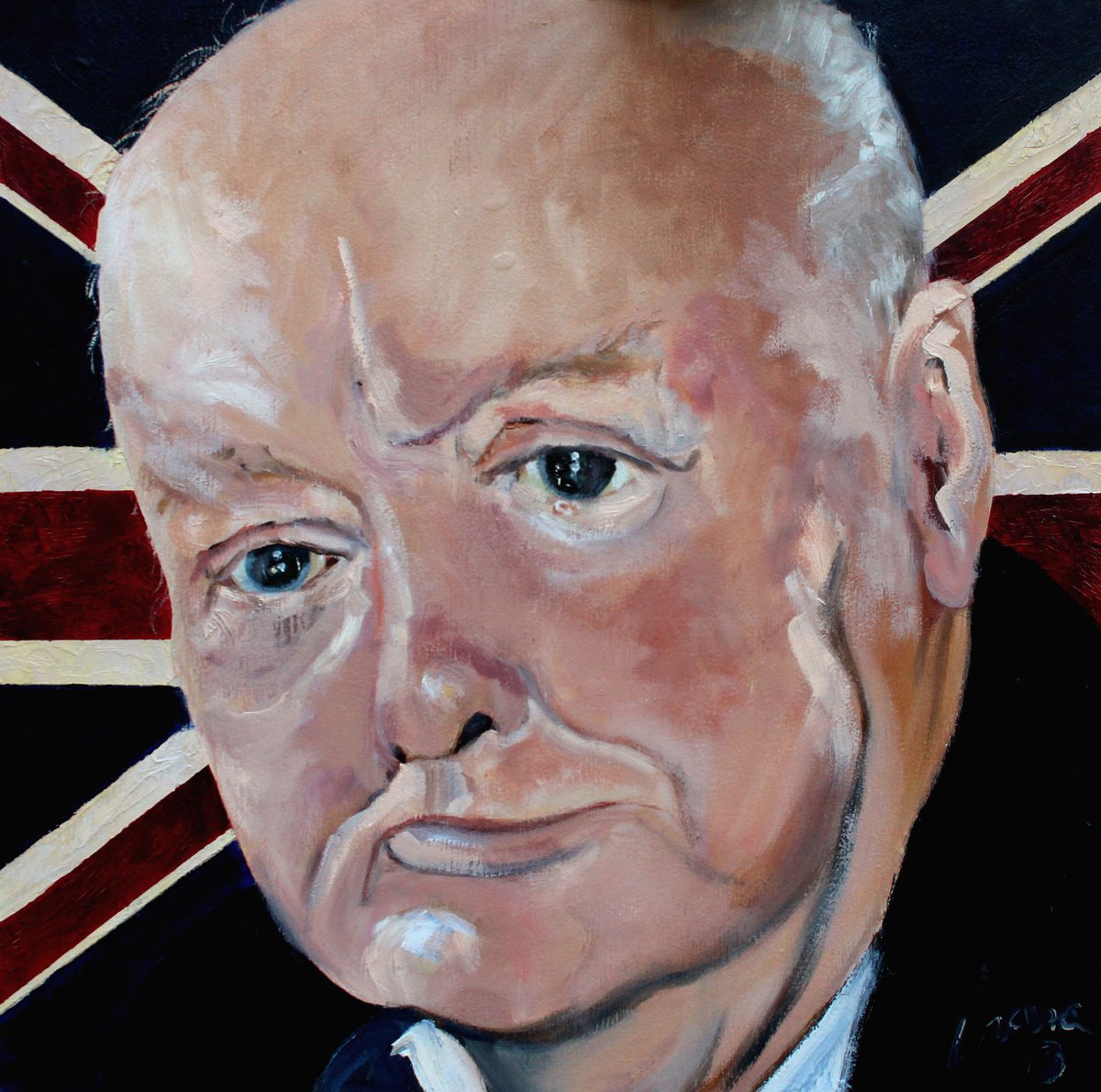 Winston Churchill by Ken Vrana