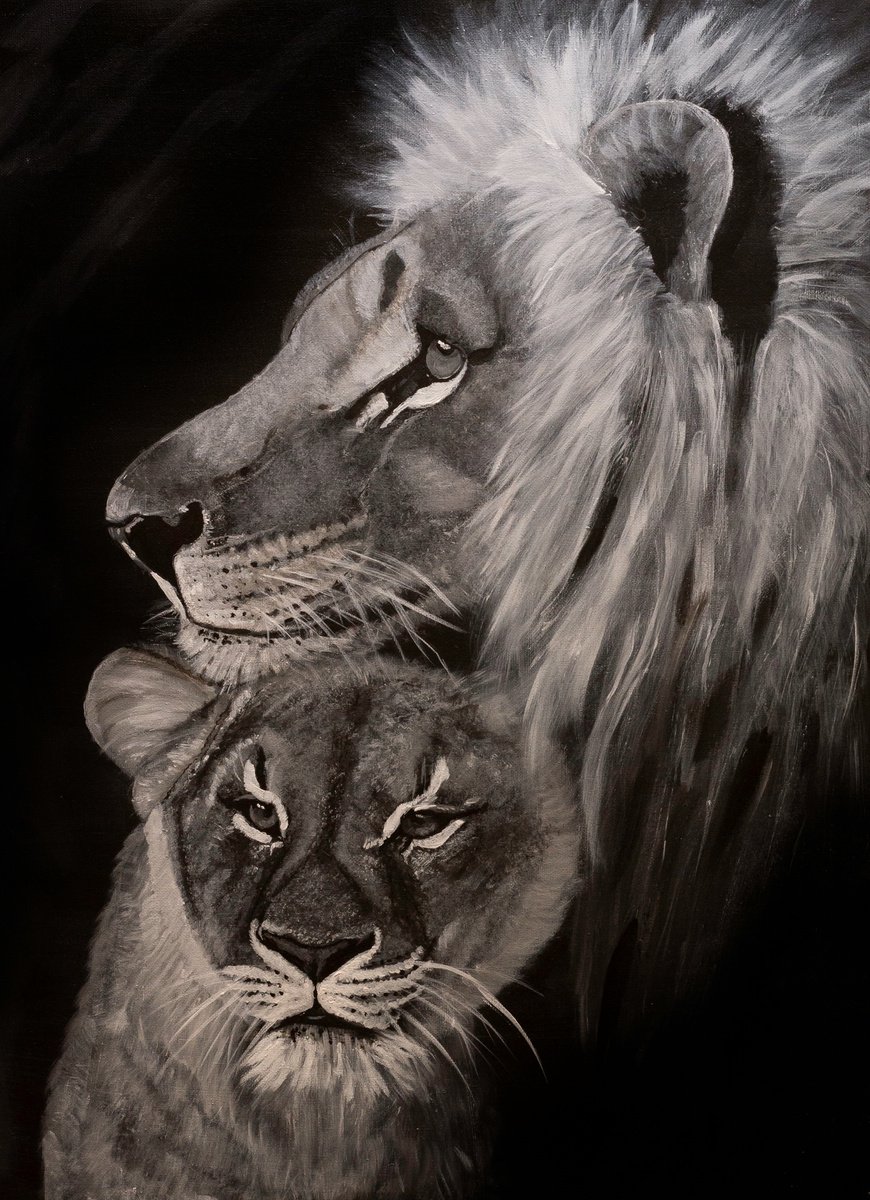 Lion love by Margarita Telianidis