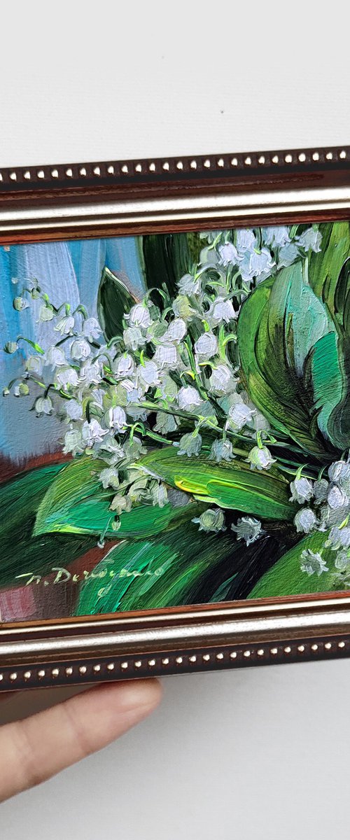Lilies of the valley by Nataly Derevyanko