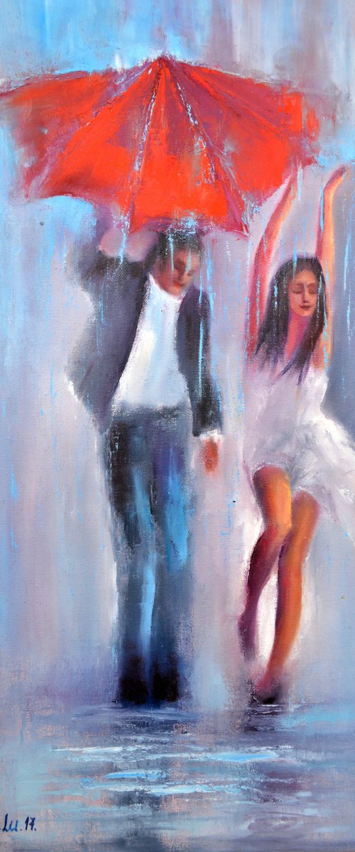 Dancing in the rain by Elena Lukina