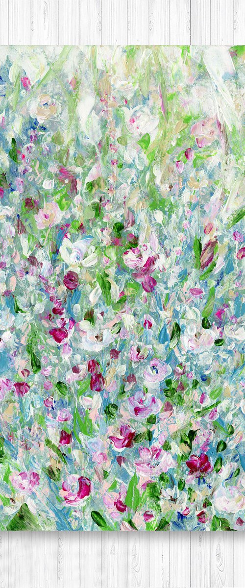 Lost Among The Booms 2 - Floral Painting by Kathy Morton Stanion by Kathy Morton Stanion