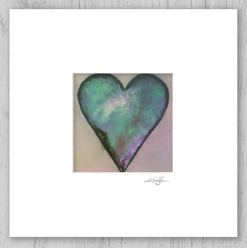 Matted Heart Art 4 by Kathy Morton Stanion