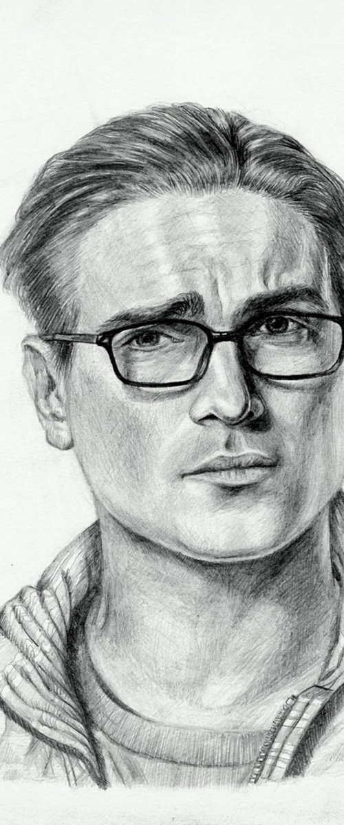 Portrait of Johnny Galecki by Morgana Rey
