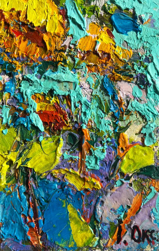 Sunflowers in the field