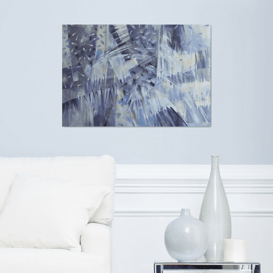 The lavender time. one of a kind, original painting,