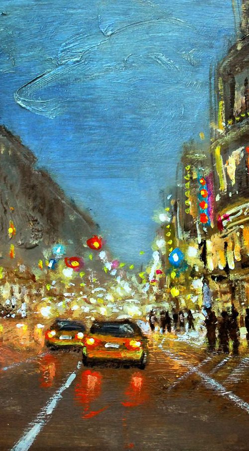 New York in night 19 by Vishalandra Dakur