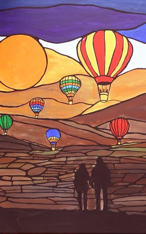 Hot air balloons by Rachel Olynuk