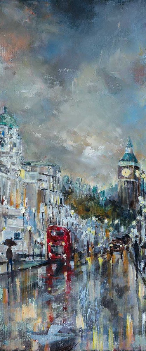 'Westminster Dusk' by Ewa Czarniecka