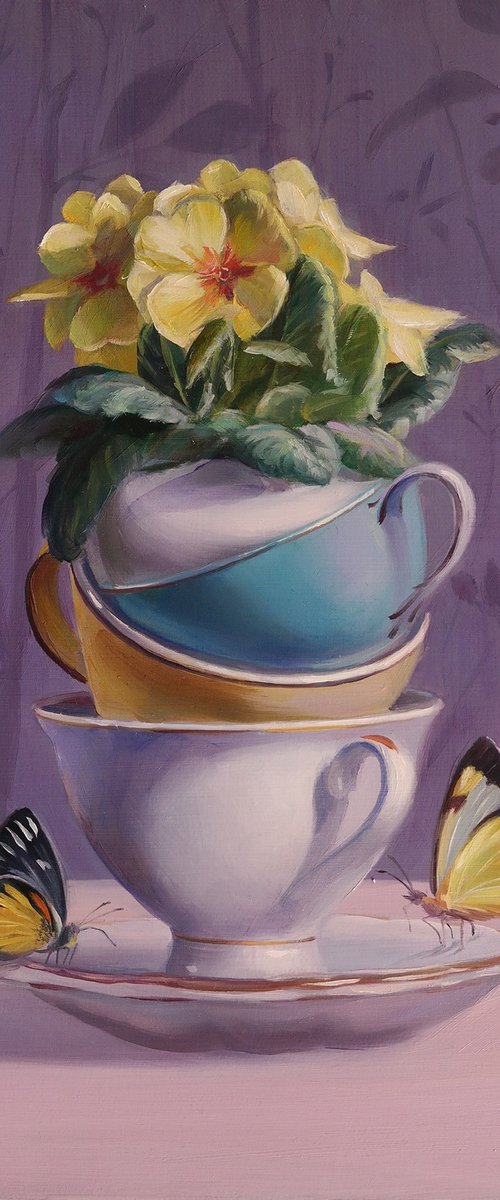"Spring in Cups" by Lena Vylusk