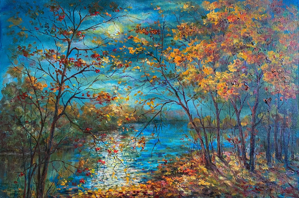 Fall landscape by Galyna Shevchencko